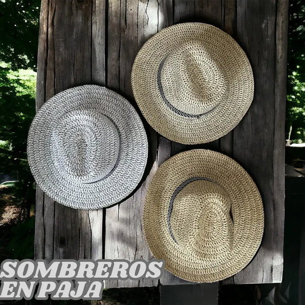 SOMBREROS DE PAJA ¡ESTILO ÚNICOS!