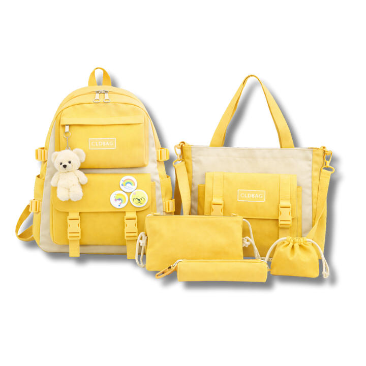 MOCHILA 5-PACK® - Un solo set. Todo tu día organizado 5 en 1🎒