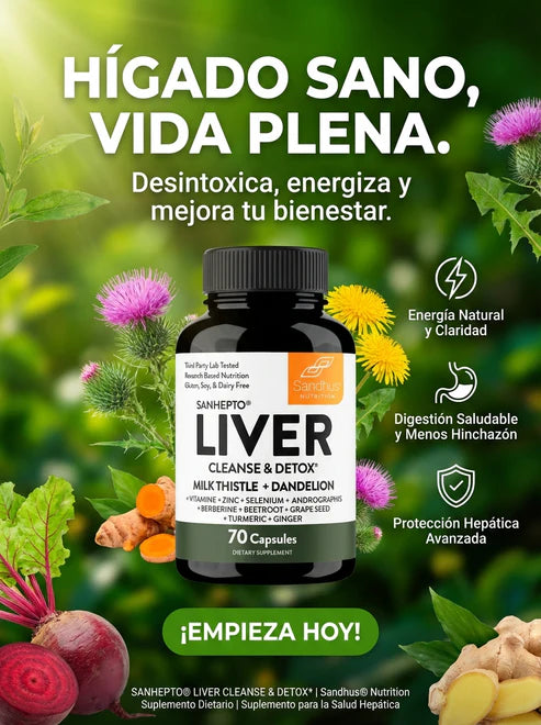 Livora™ – Soporte y Limpieza Hepática Natural (70 Cápsulas)