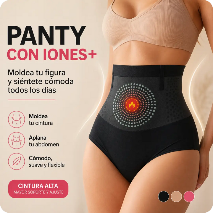 IONELLE™  Panty Moldeador de Cintura Alta con Iones+