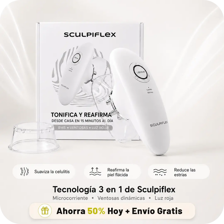 Sculpiflex™ 3 en 1 - Reafirma la piel flácida y elimina la grasa rebelde