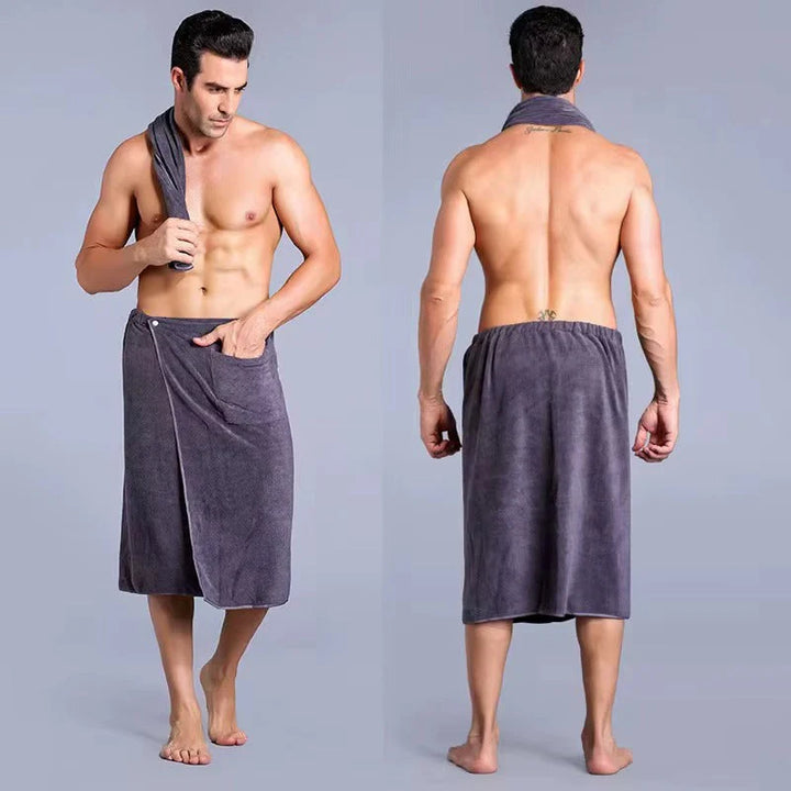 Luvaro™ Toalla de baño de uso rápido para hombre